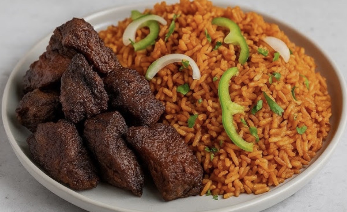 Jellof Rice And Beef