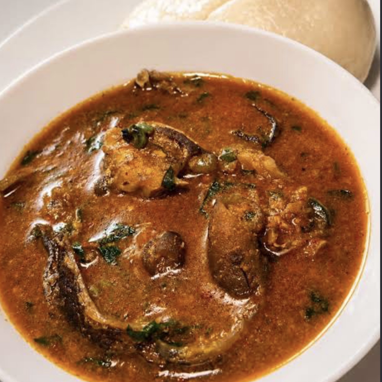 Ogbono and Semolina