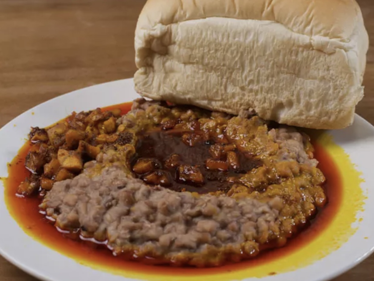 Ewa Agoyin With Fresh Agege Bread