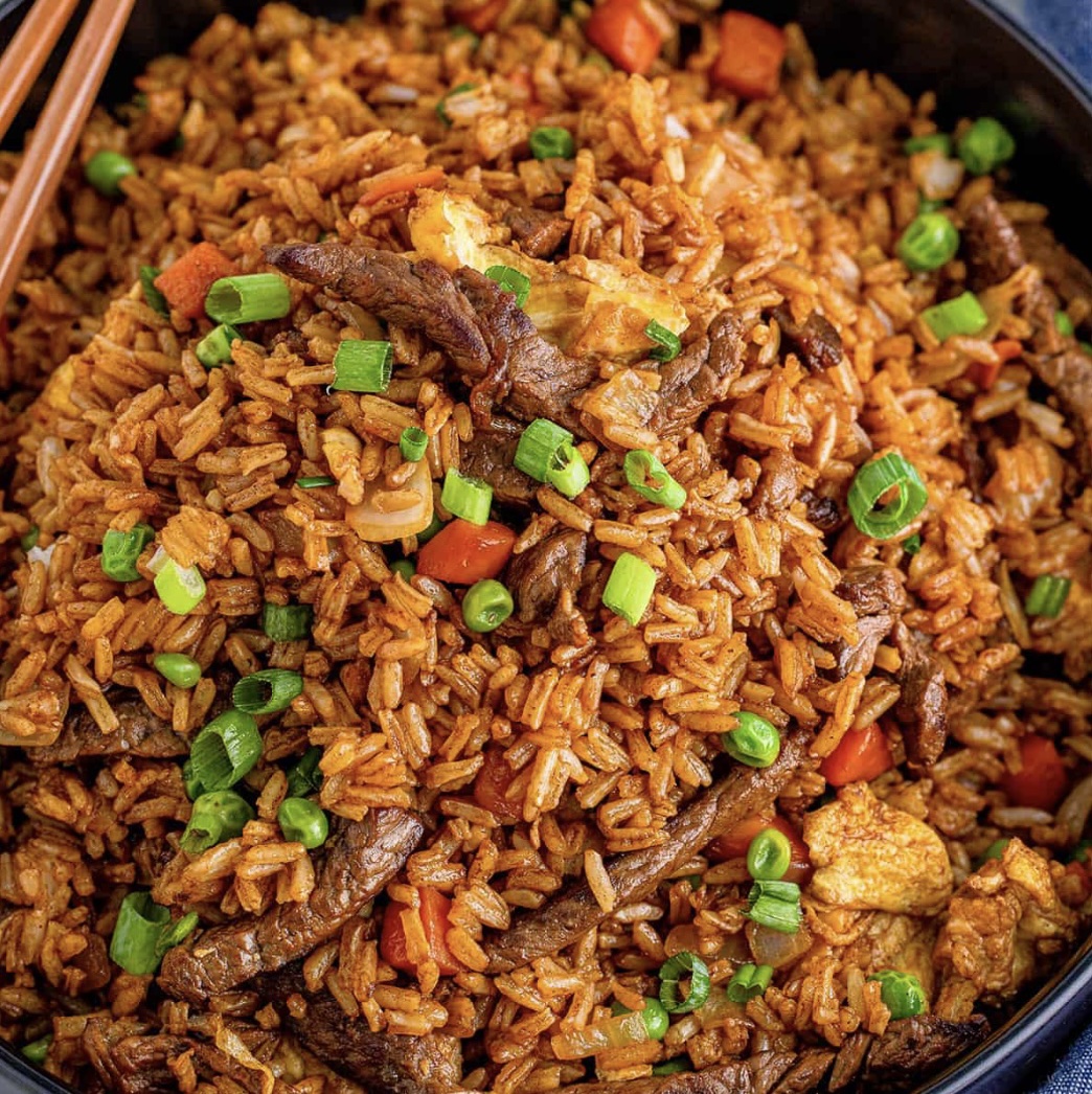 Chinese Fried Rice With Beef