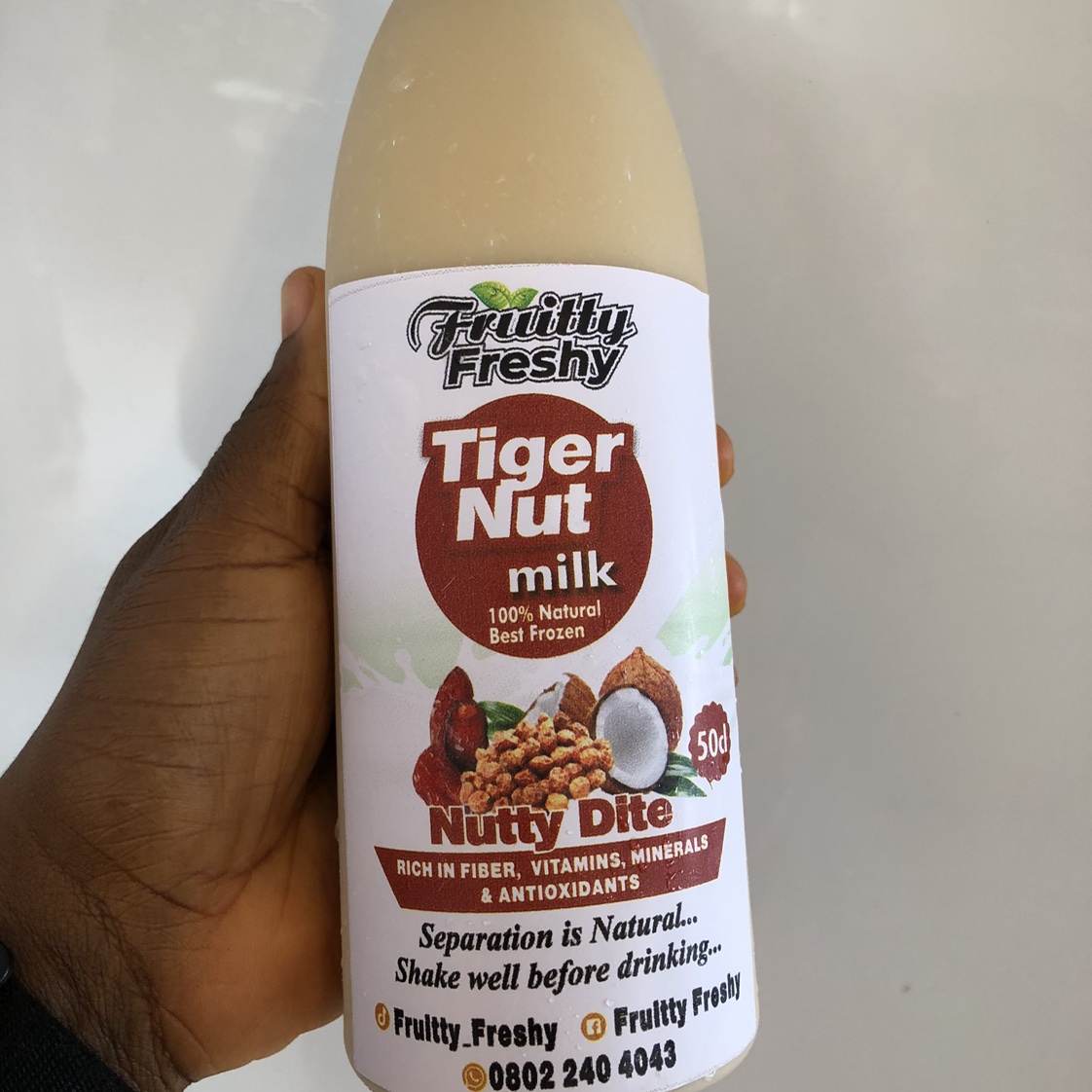 Tiger nut drink