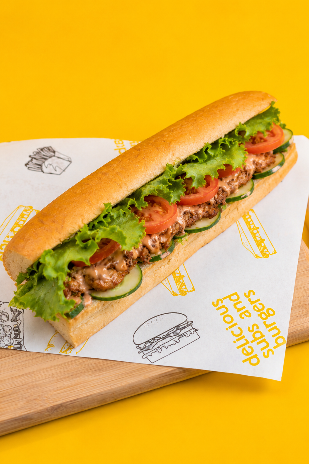 Footlong chicken sub