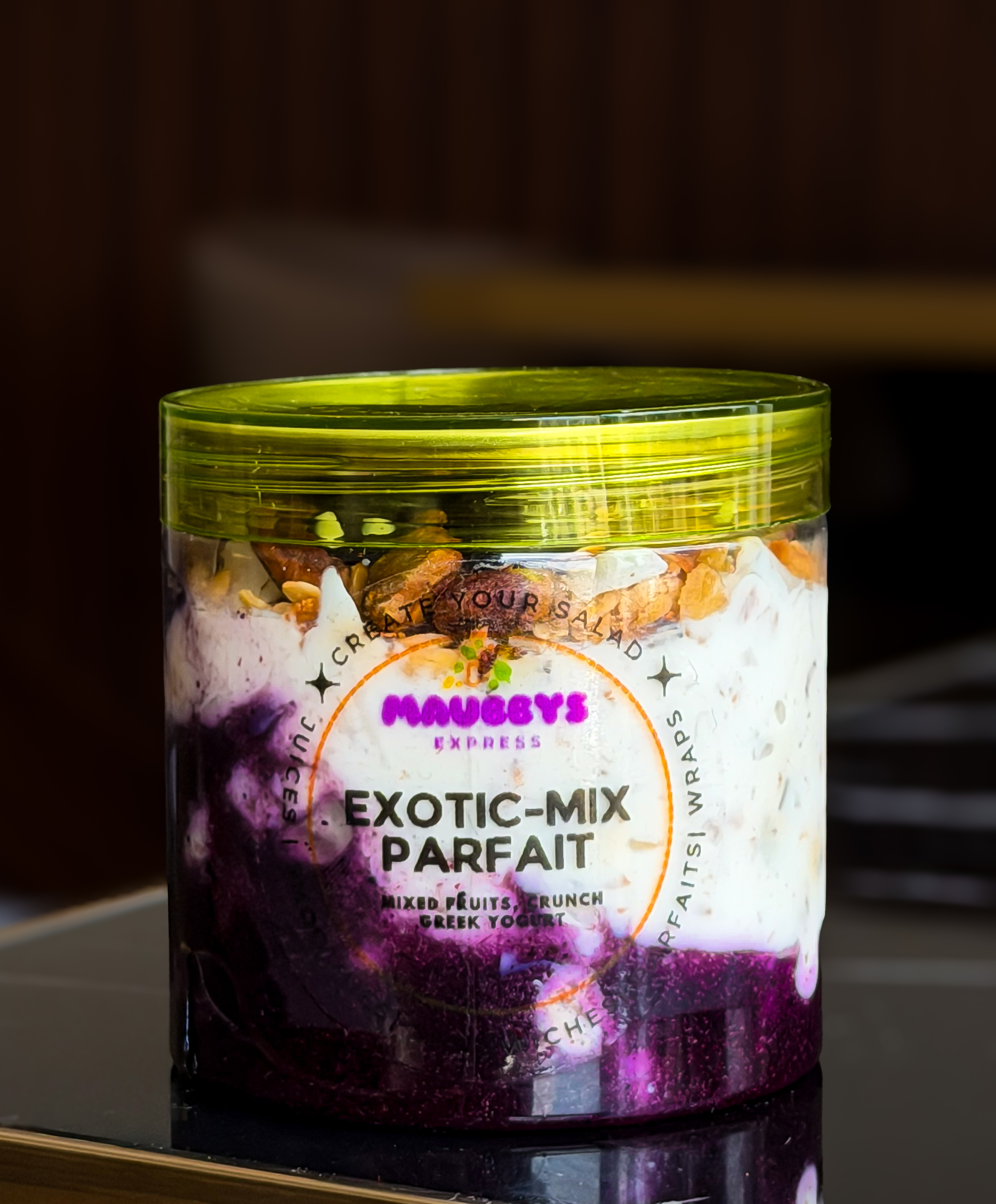 (SWEET) EXOTIC FRUIT PARFAIT (WITH PUREE)