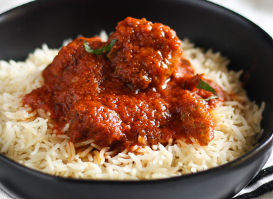 White Rice & Stew (Medium)