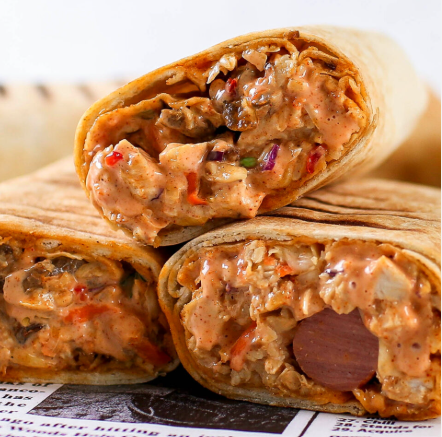 Beef Sharwama(Two Sausage)