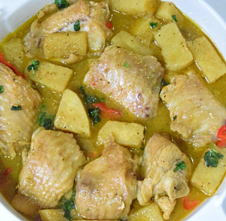 Yam & Chicken pepper soup