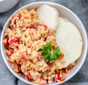 Yam & Egg sauce