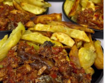 Fried Sweet Potatoes with Fish Sauce
