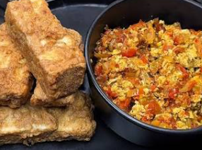 Yamarita with Egg Sauce