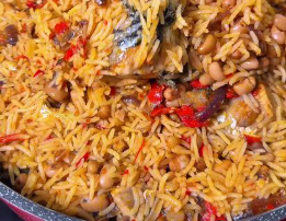 Native rice & Beans
