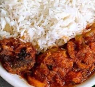 White Rice & Native Stew