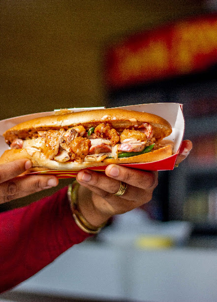 Chicken Shawarma Hot Dog