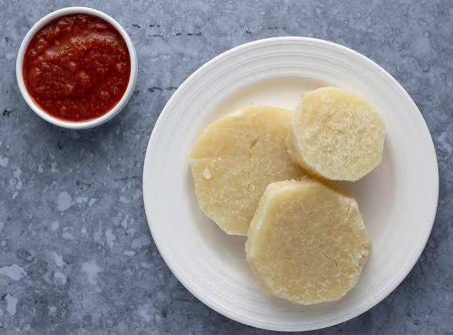 Boiled White Yam 2 Piece