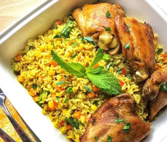 Special Fried Rice And Chicken
