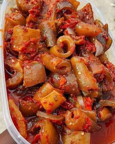 Amala Stew Kpomo
