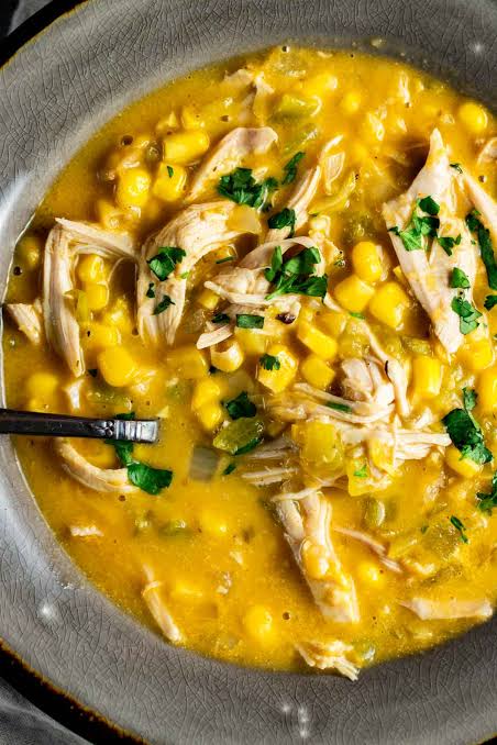 Sweet Corn Chicken Soup