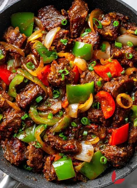 Diced Chicken In Green Pepper Sauce