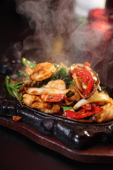 Sizzling Seafood